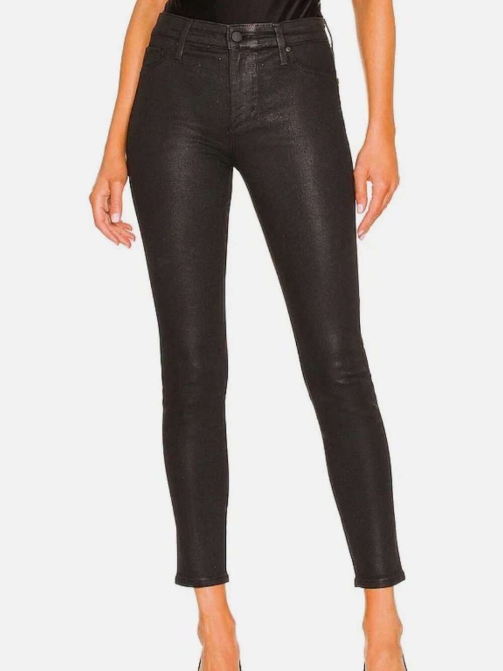 AG Adriano Goldschmied The Farrah Skinny Ankle Jeans – Brown Shimmer – Size 25 (